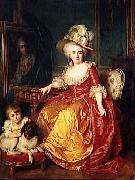 Antoine Vestier Portrait of Madame Vestier and her son Sweden oil painting artist
